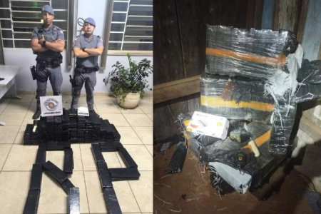 Quase 120 kg de maconha sÃ£o apreendidos em chÃ¡cara abandonada em Presidente Prudente