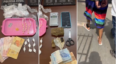DISE de TupÃ£ prende jovem de 22 anos por trÃ¡fico de drogas no Jardim Itaipu
