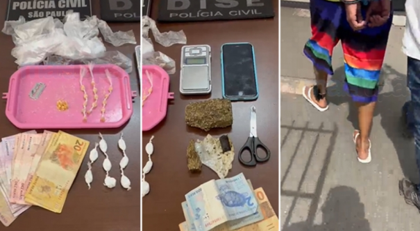 DISE de Tupã prende jovem de 22 anos por tráfico de drogas no Jardim Itaipu