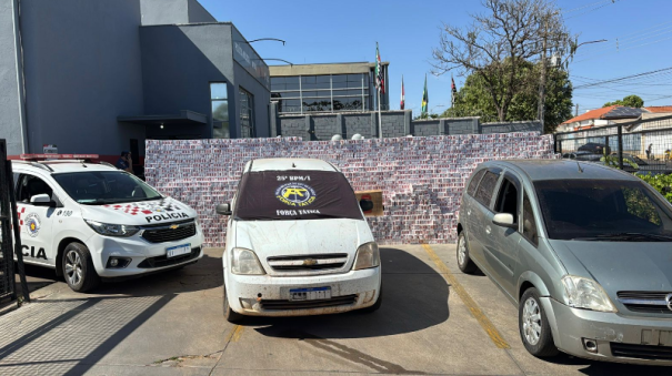 Polícia Militar apreende cerca de 4 mil pacotes de cigarros contrabandeados em Adamantina