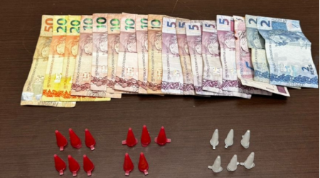 Homem Ã© preso por trÃ¡fico de drogas na Ã¡rea central de HerculÃ¢ndia