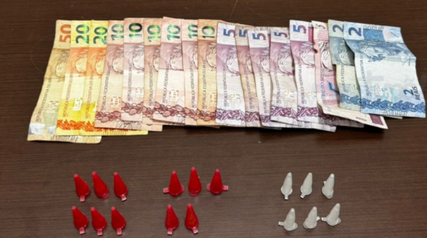 Homem é preso por tráfico de drogas na área central de Herculândia