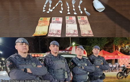 Homem Ã© preso em flagrante com cocaÃ­na em TupÃ£