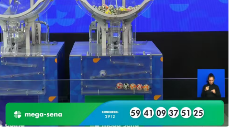 Mega-Sena, concurso 2912: prÃªmio acumula e vai a R$ 55 milhÃµes