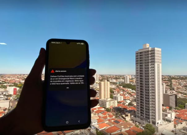 Defesa Civil emite novo alerta de baixa umidade e risco de queimadas no Oeste Paulista