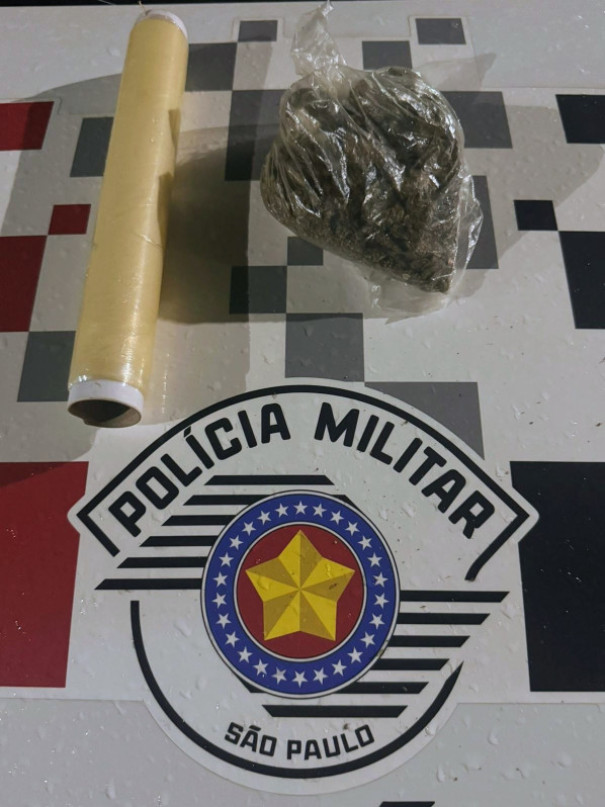 Durante atendimento de violência doméstica, maconha é apreendida em Paulicéia