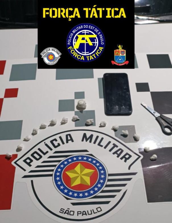 Junqueirópolis: Polícia Militar, com apoio do canil, prende duas pessoas por tráfico de drogas