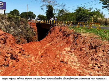 Obras da ciclovia entre Adamantina e LucÃ©lia sÃ£o suspensas por exigÃªncias da concessionÃ¡ria Rumo