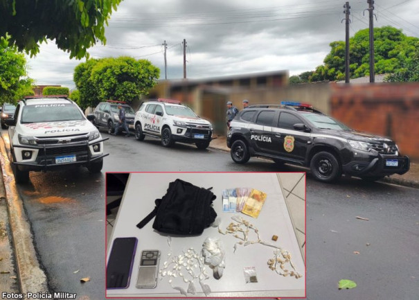 Operação Saturação apreende drogas e prende dois suspeitos por tráfico em Quatá