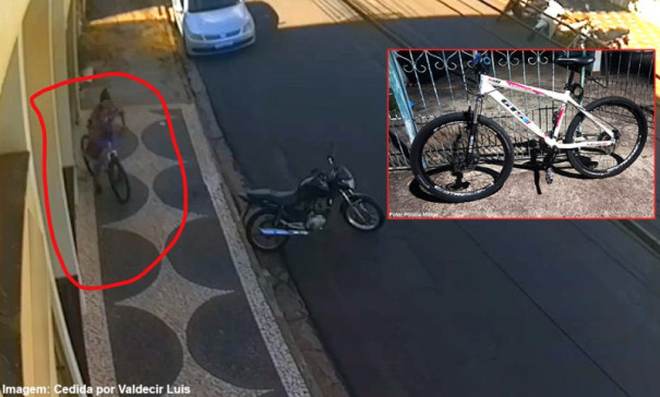 Mulher é presa em flagrante suspeita de furtar bicicleta no centro de Bastos