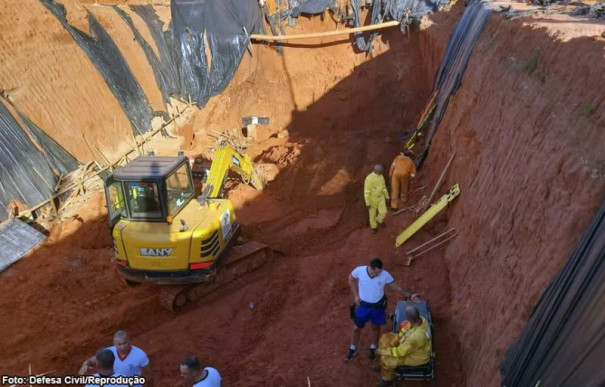 Quatro trabalhadores morrem soterrados durante obra em frigorífico de Promissão