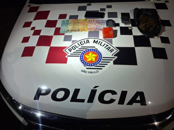 Polícia Militar prende homem por tráfico de drogas em Osvaldo Cruz
