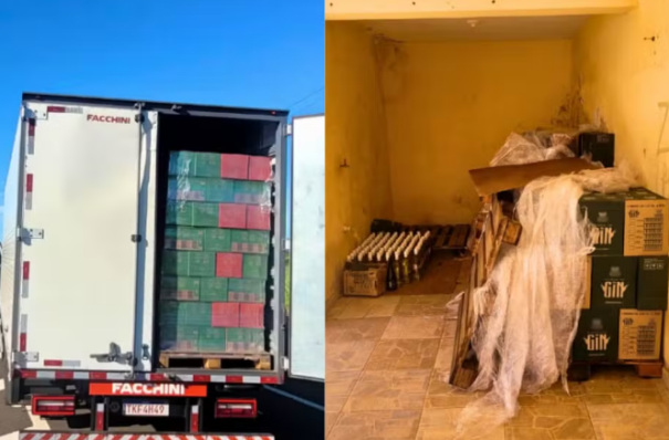 Polícia Militar prende três suspeitos e recupera carga de bebidas em Pirapozinho