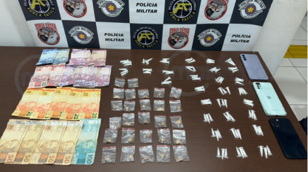 Ação da Força Tática desarticula ponto de tráfico no bairro Jamil Dualib