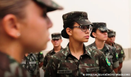 SeleÃ§Ã£o complementar para serviÃ§o militar feminino comeÃ§a nesta semana