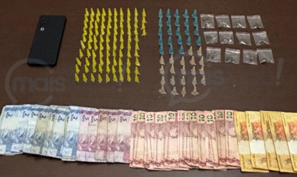 Homem é preso por tráfico de drogas durante patrulhamento no bairro Santa Rita, em Tupã