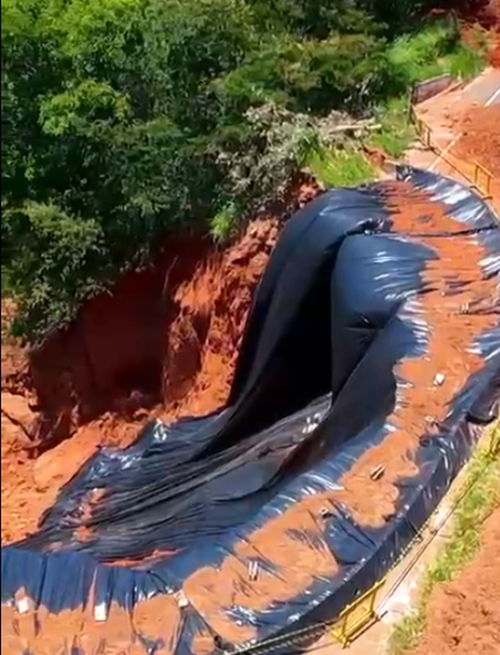 Prefeitura de OC executa obras de prevenÃ§Ã£o prÃ³ximas Ã  cratera da Vasco Pigozzi