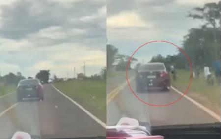 Motorista Ã© flagrado dirigindo em zigue-zague e atingindo crianÃ§a de bicicleta no interior de SP