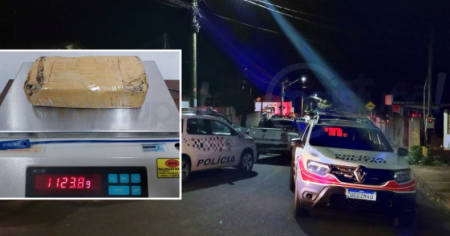 PerseguiÃ§Ã£o policial termina com dois presos por trÃ¡fico de drogas em QuatÃ¡