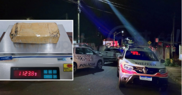 Perseguição policial termina com dois presos por tráfico de drogas em Quatá