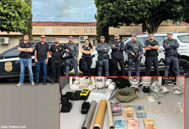 Polícia Civil de Iacri faz operação conjunta com a Força Tática e prende casal por tráfico de drogas e associação
