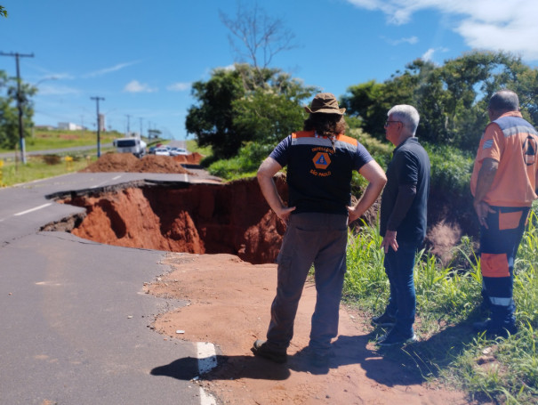 Defesa Civil realiza vistoria técnica após danos em OC