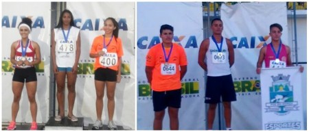 Atletas de Osvaldo Cruz brilham em competição do atletismo no Paraná 