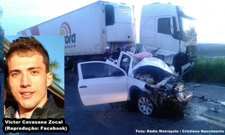 Grave acidente próximo a Parapuã deixa uma vítima fatal 