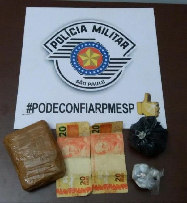 Polcia prende traficante em Parapu na rua das Violetas