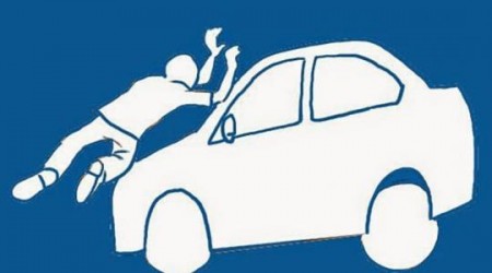 Aposentado é atropelado no centro de Osvaldo Cruz