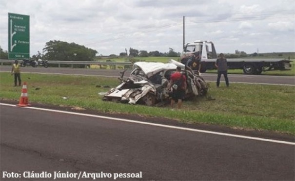 Tupense morre ao capotar o carro na Rodovia Marechal Rondon 