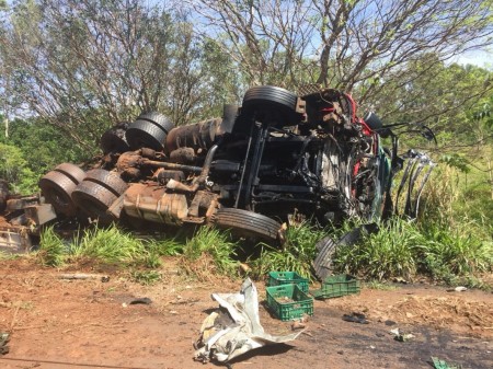 Acidente deixa uma vítima fatal entre Tupi Paulista e Monte Castelo