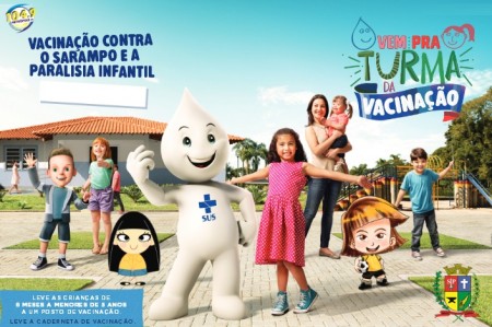 Secretaria de Saúde de Osvaldo Cruz imuniza cerca de 70% de crianças contra Pólio e Sarampo