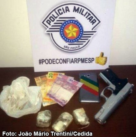 Jovem de 19 anos é preso pela Força Tática da Polícia Militar de Tupã