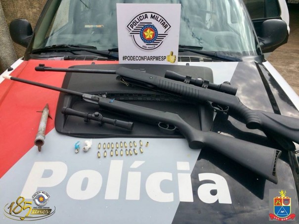 Polcia Militar prende homem em Pacaembu por trfico de drogas e porte ilegal de armas