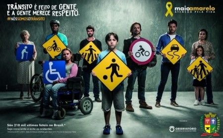 Secretaria de Educação de Osvaldo Cruz desenvolve as ações do Maio Amarelo