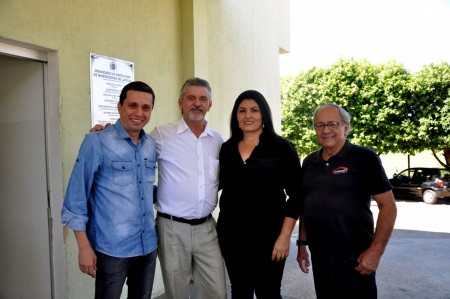 Vera Morena e os vereadores do PP de Osvaldo Cruz, participaram da recepção ao deputado Federal Fausto Pinato em Lucélia