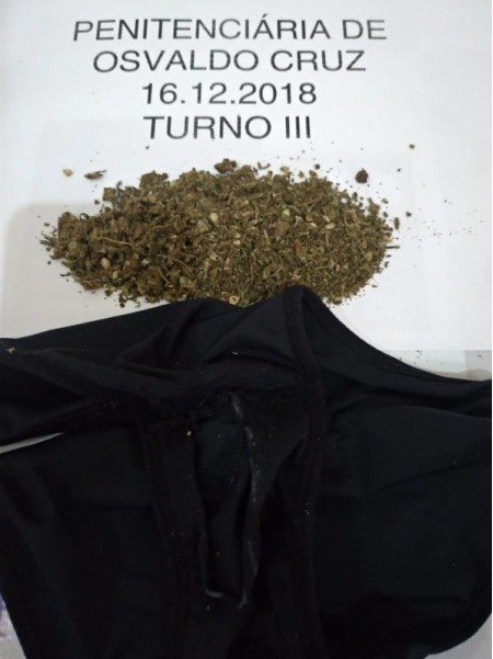 Unidade prisional de OC registra novas apreensões de entorpecente