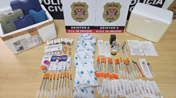 Casal é preso em Dracena acusado de venda ilegal de canetas e medicamentos para emagrecimento