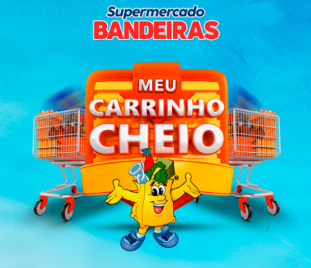 Supermercado Bandeiras realiza primeiro sorteio da campanha 'Meu Carrinho Cheio' neste final de semana
