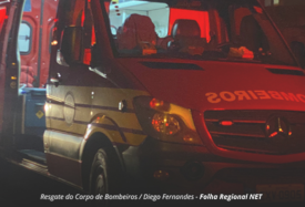 Mulher Ã© socorrida apÃ³s inalar fumaÃ§a em incÃªndio residencial em FlÃ³rida Paulista