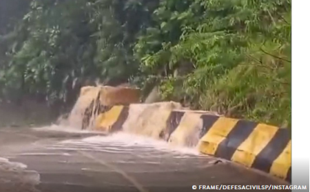 Chuvas deixam mais de 300 desabrigados em PeruÃ­be, no litoral paulista