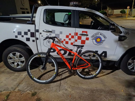 PolÃ­cia Militar apreende bicicleta produto de furto em Osvaldo Cruz