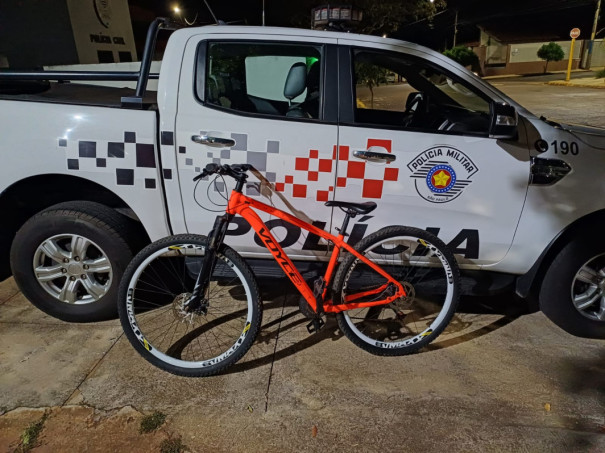 Polícia Militar apreende bicicleta produto de furto em Osvaldo Cruz