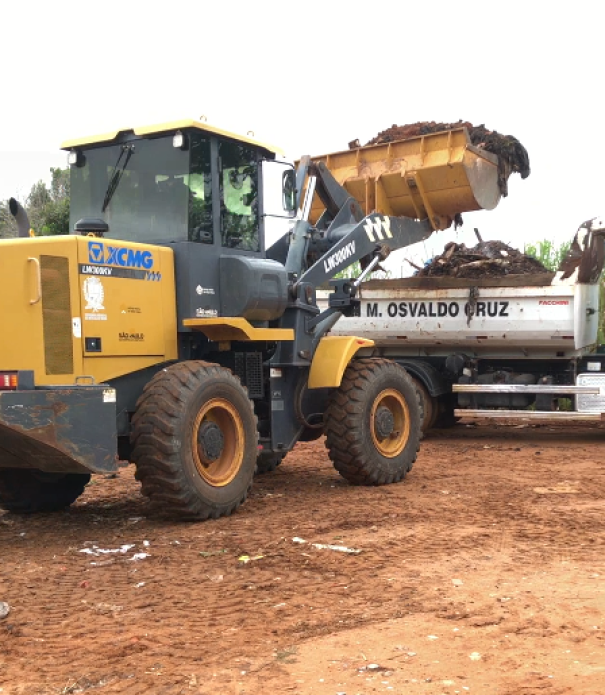 Secretaria de Agricultura e Meio Ambiente de OC isola área de descarte de lixo próxima ao lixão