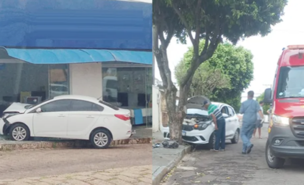 Dois acidentes envolvendo veículos são registrados no centro de Adamantina