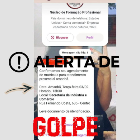 Prefeitura de Osvaldo Cruz alerta sobre golpe aplicado via WhatsApp usando nome da Secretaria de IndÃºstria e ComÃ©rcio 