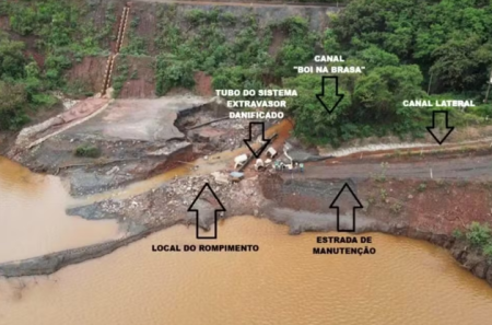 JustiÃ§a determina paralisaÃ§Ã£o imediata de operaÃ§Ãµes da Vale em Ouro Preto apÃ³s rompimento de estrutura