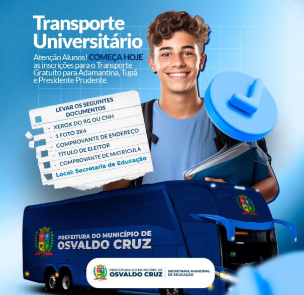 OC dá início ao Transporte Universitário para Tupã, Adamantina e Presidente Prudente