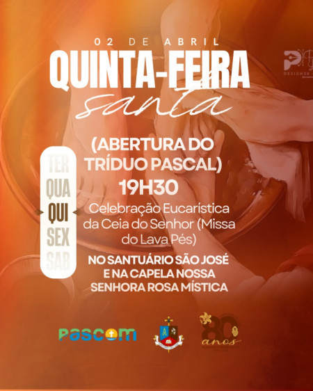 SantuÃ¡rio SÃ£o JosÃ© de Osvaldo Cruz divulga programaÃ§Ã£o do TrÃ­duo Pascal